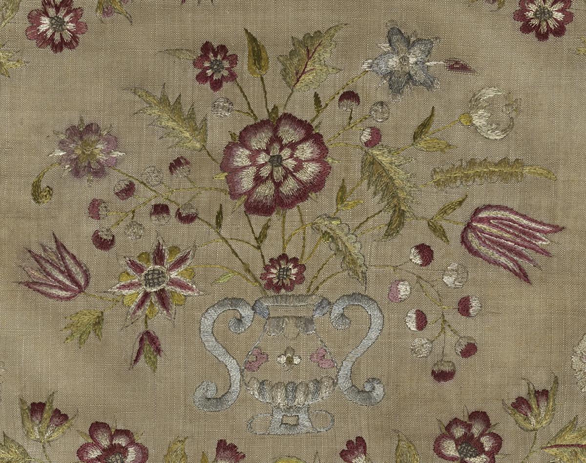 1965.1650 Needlework Picture, Detail 5