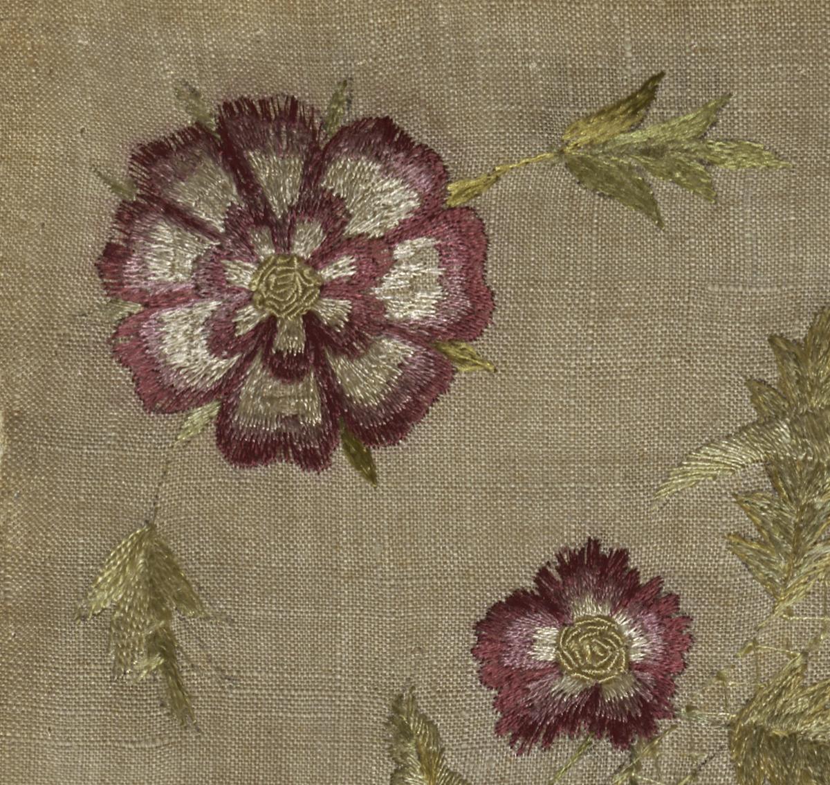 1965.1650 Needlework Picture, Detail 7