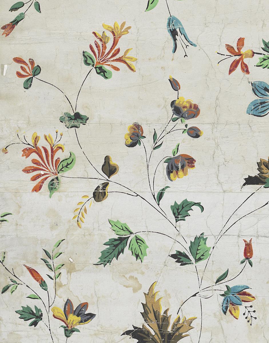 1956.0011.005 Wall Covering, Detail