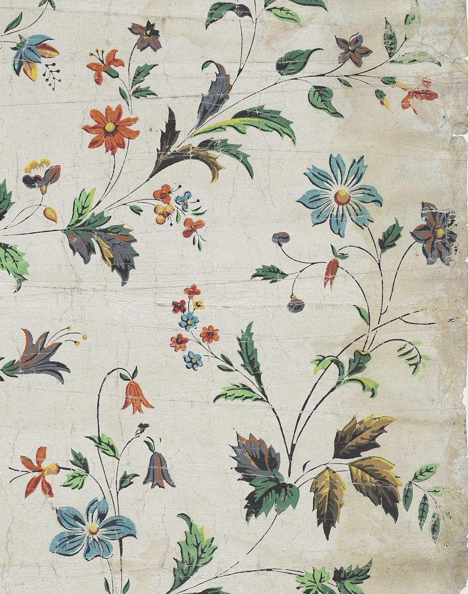 1956.0011.005 Wall Covering, Detail 3
