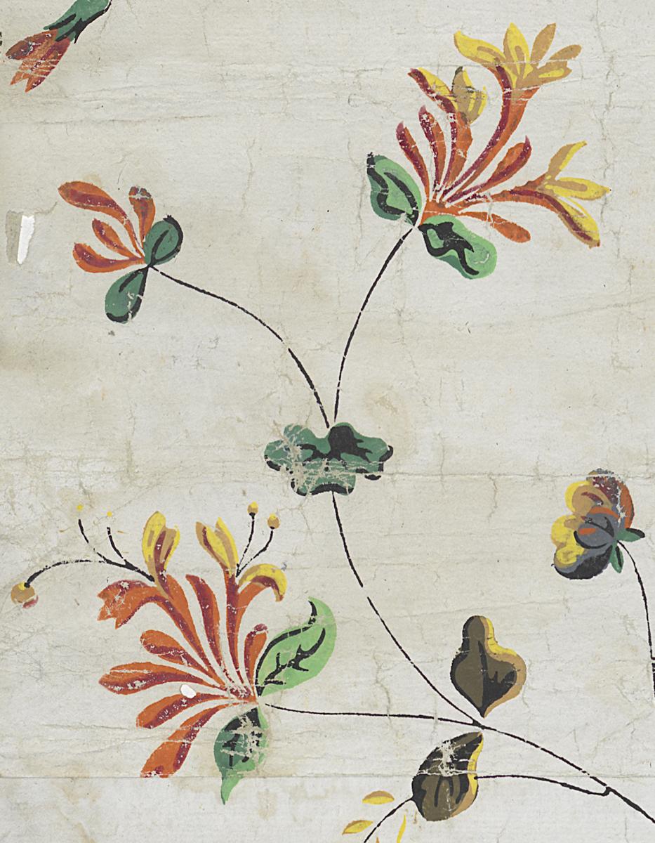 1956.0011.005 Wall Covering, Detail 4
