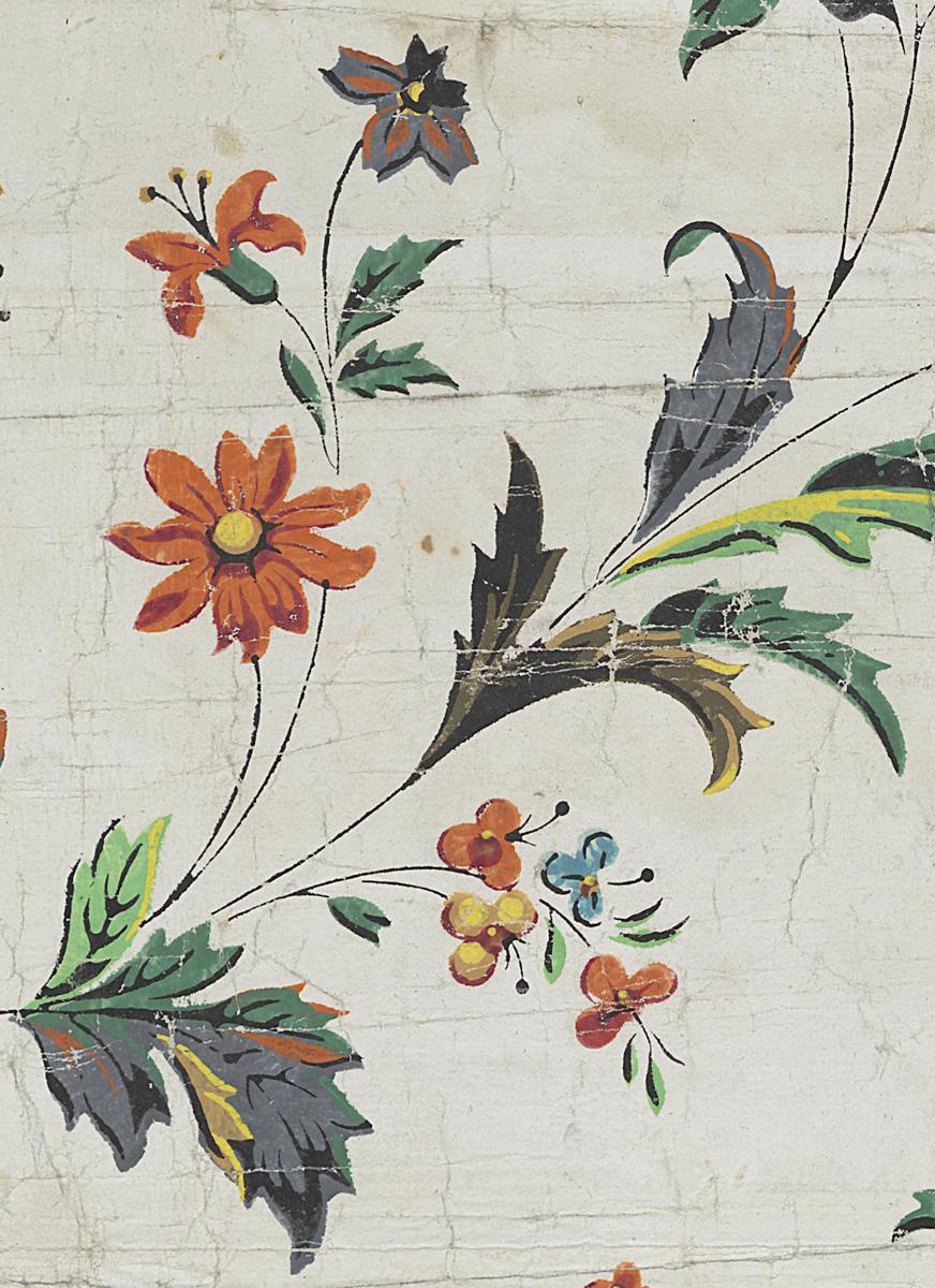 1956.0011.005 Wall Covering, Detail 6