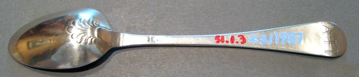 1951.0001.003 Silver Spoon underside