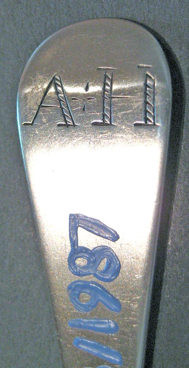 1951.0001.003 Silver Spoon engraving