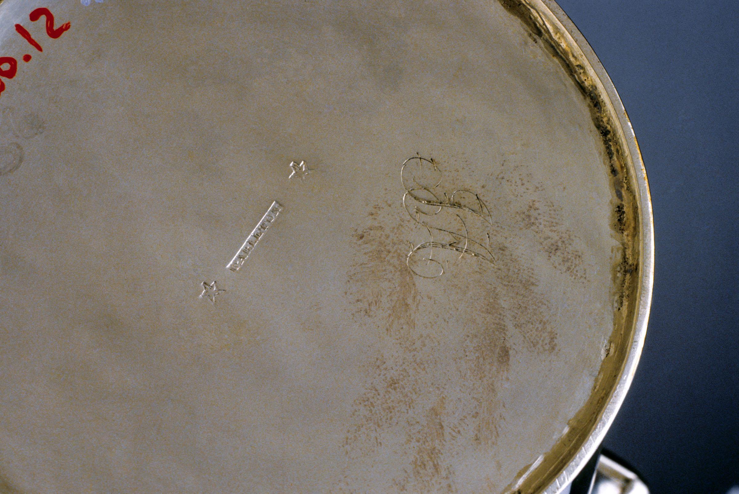 1956.0012 Pitcher, mark, detail 1