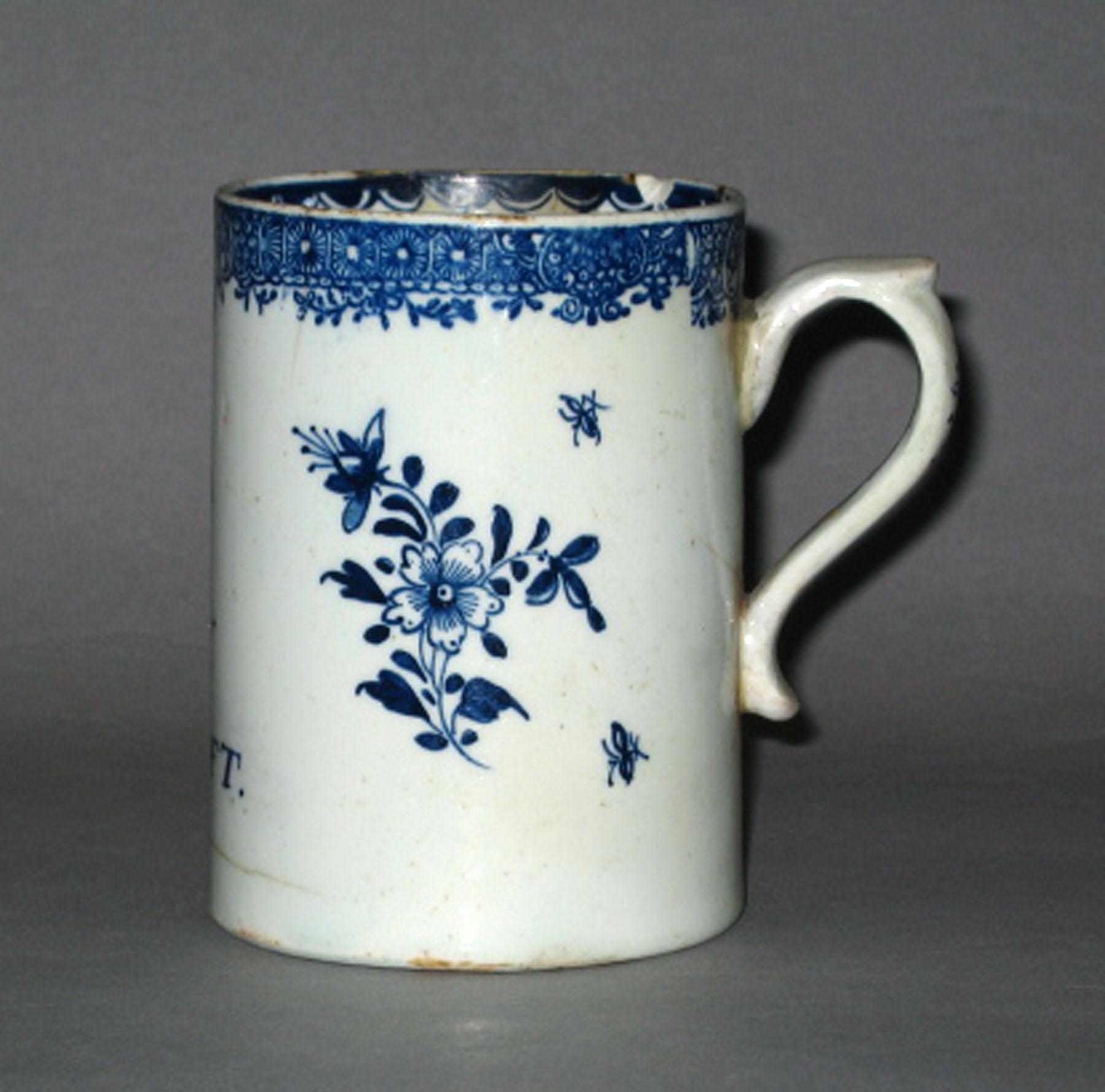 1956.0013.001 Soft-paste porcelain mug (profile)