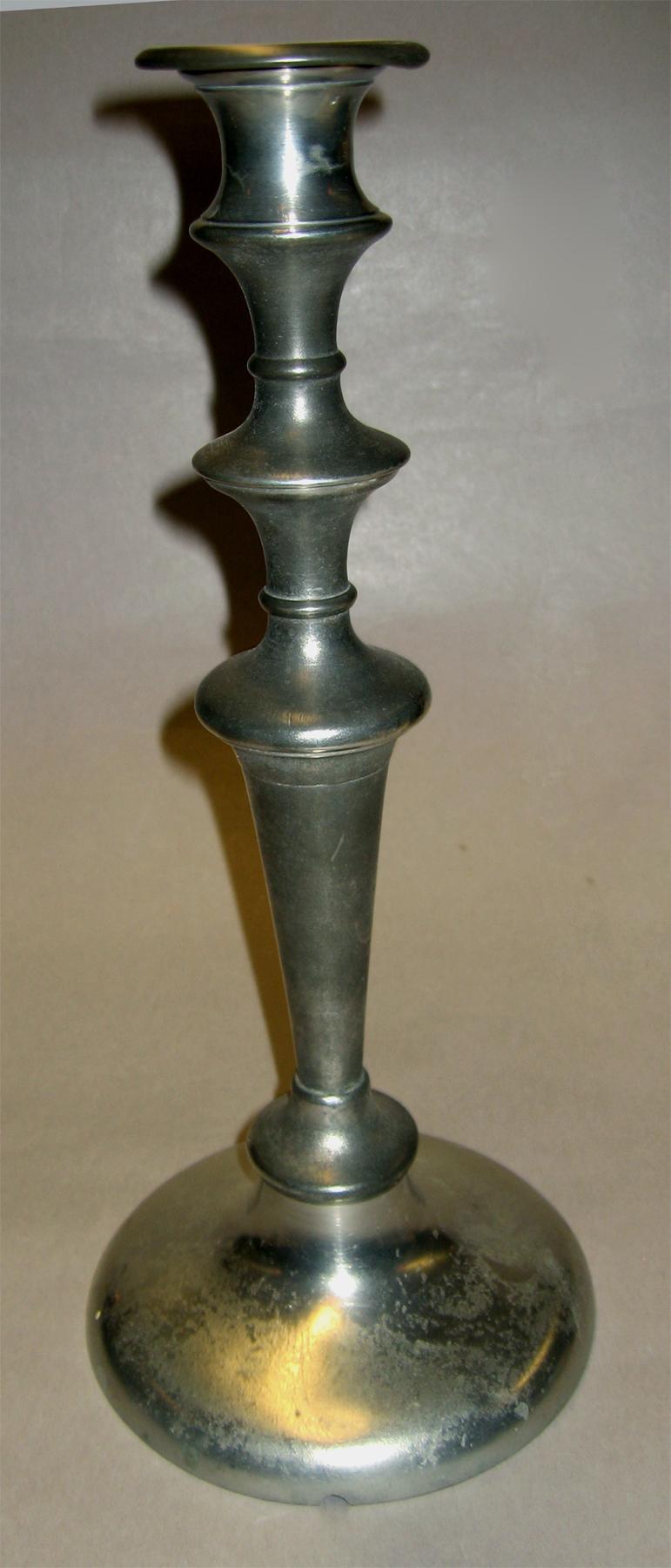 1965.1684.001 A, B Britannia candlestick