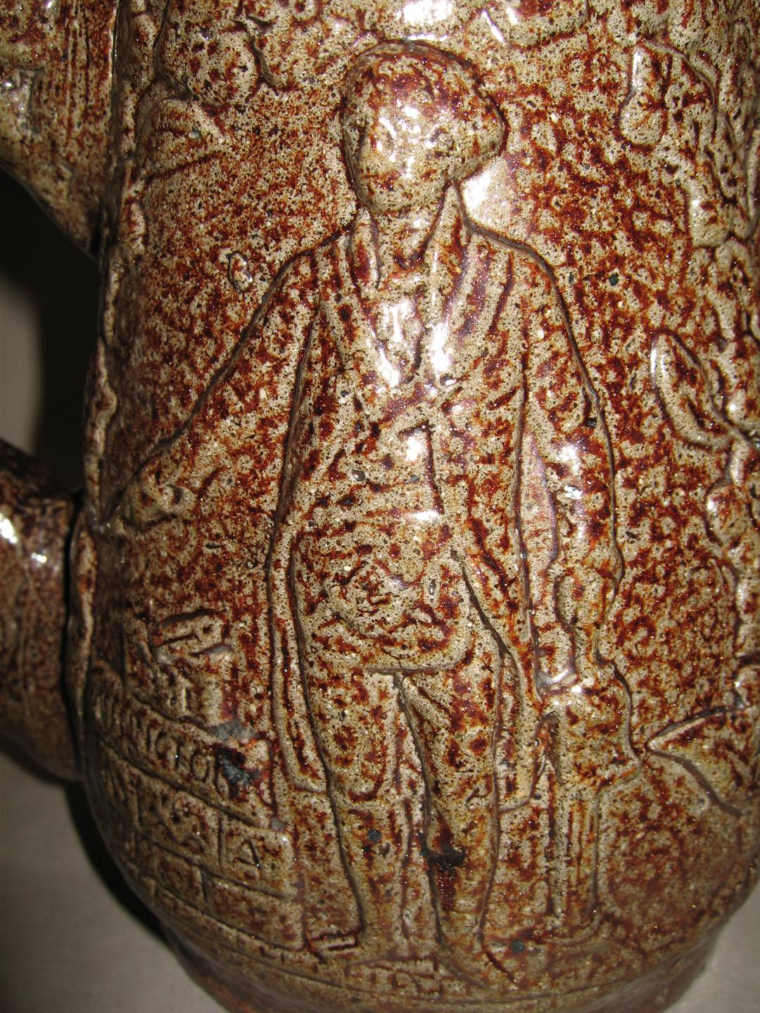 1965.1813 Stoneware Pitcher (detail)