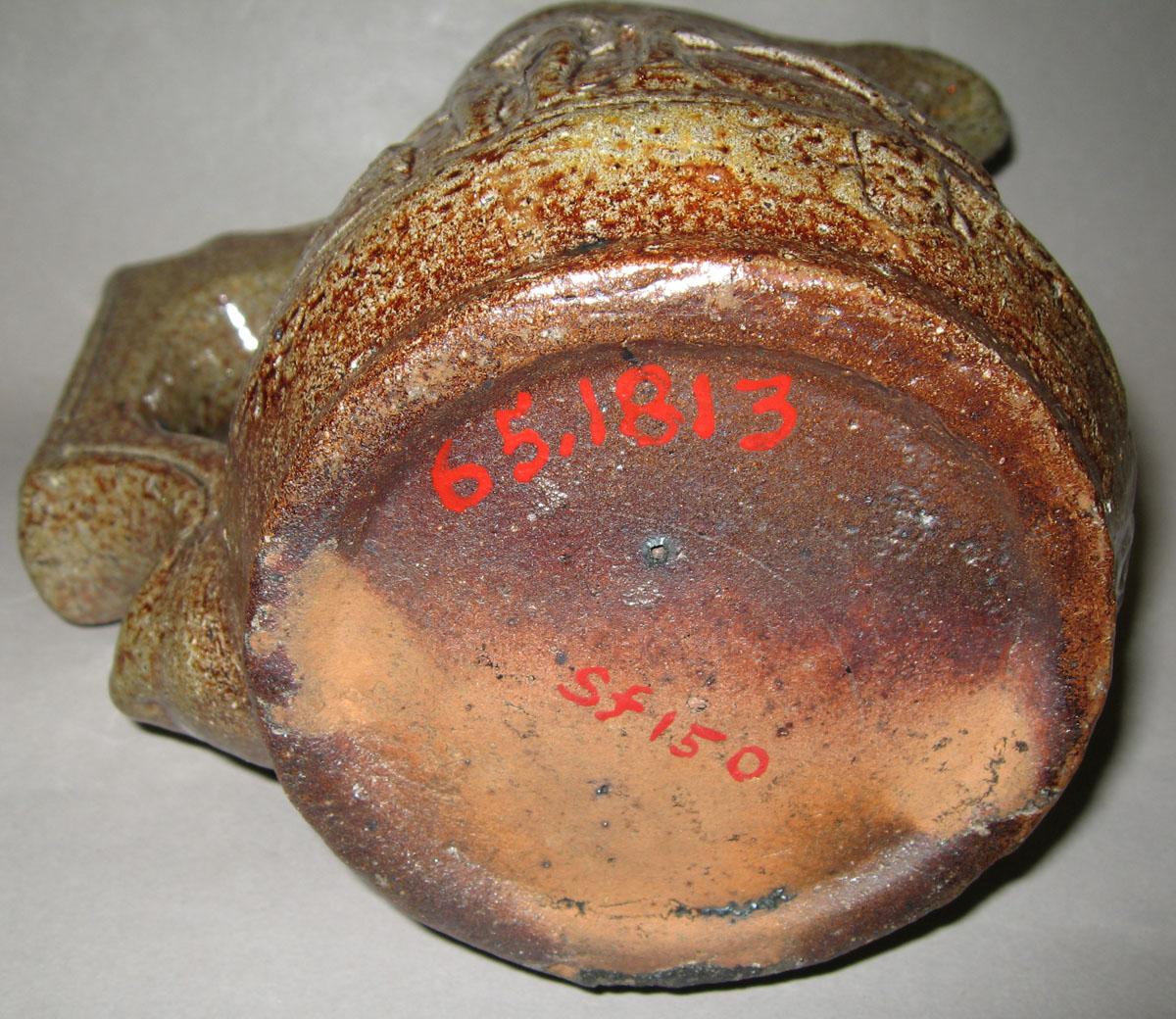 1965.1813 Stoneware Pitcher (underside)