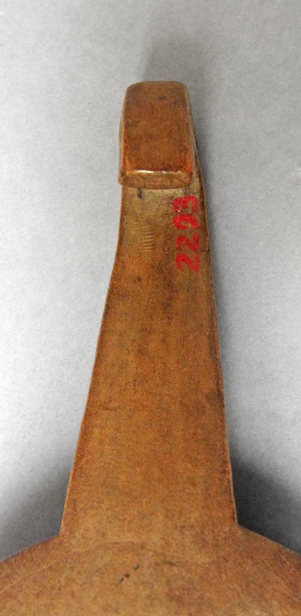 1965.1873, Butter paddle, handle side 2
