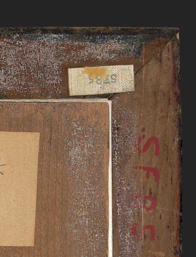 1965.1889 A Frame, Verso Detail