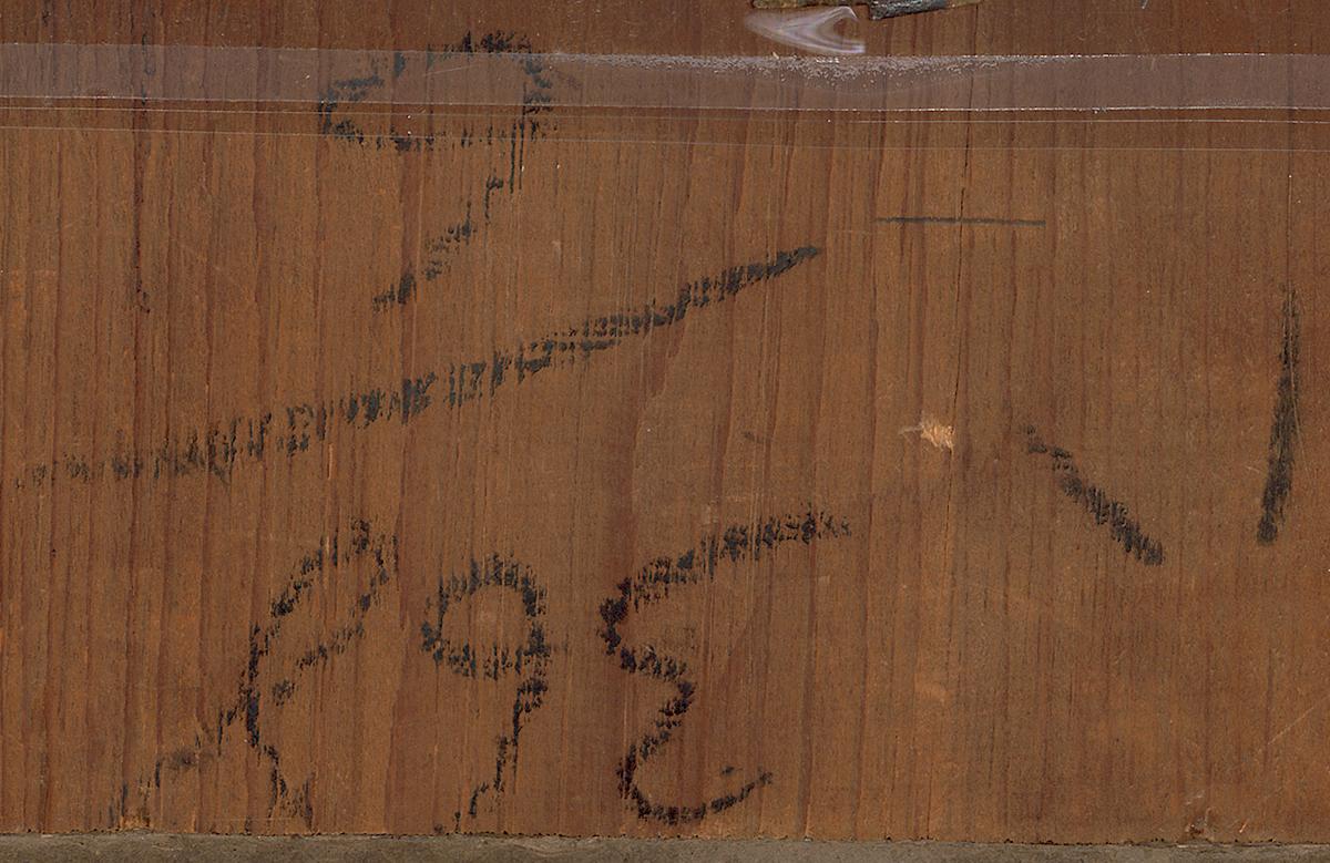 1965.1909 B Backboard, Detail