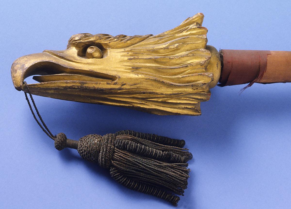 1965.1914 Banner Pole, Detail