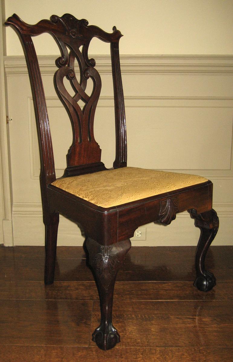 1956.0018.005 side chair and unnumbered slip seat view 1
