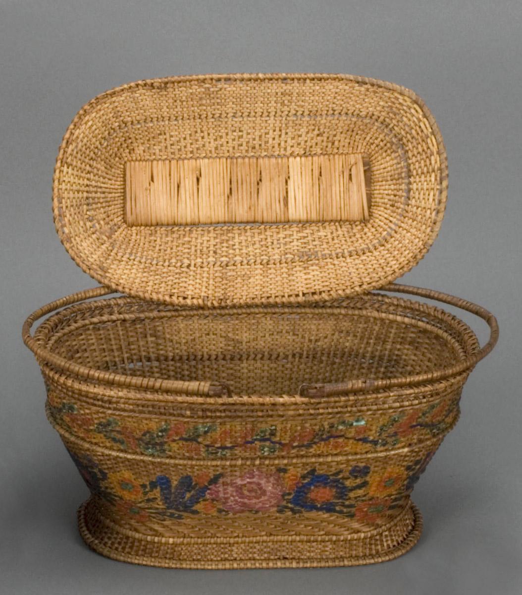 1965.1959 Basket, front open, after conservation treatment