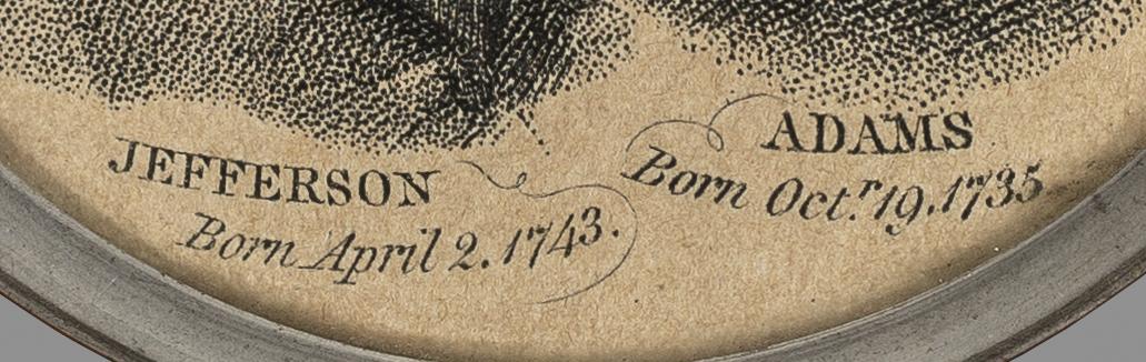 1965.2068 A Print, B Frame, detail 1