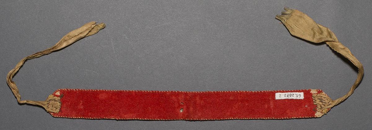1965.2082.002 Garter, Verso