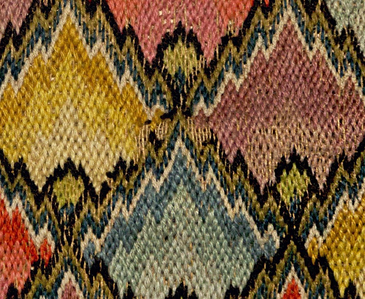 1965.2087 Pocketbook, Pattern Detail