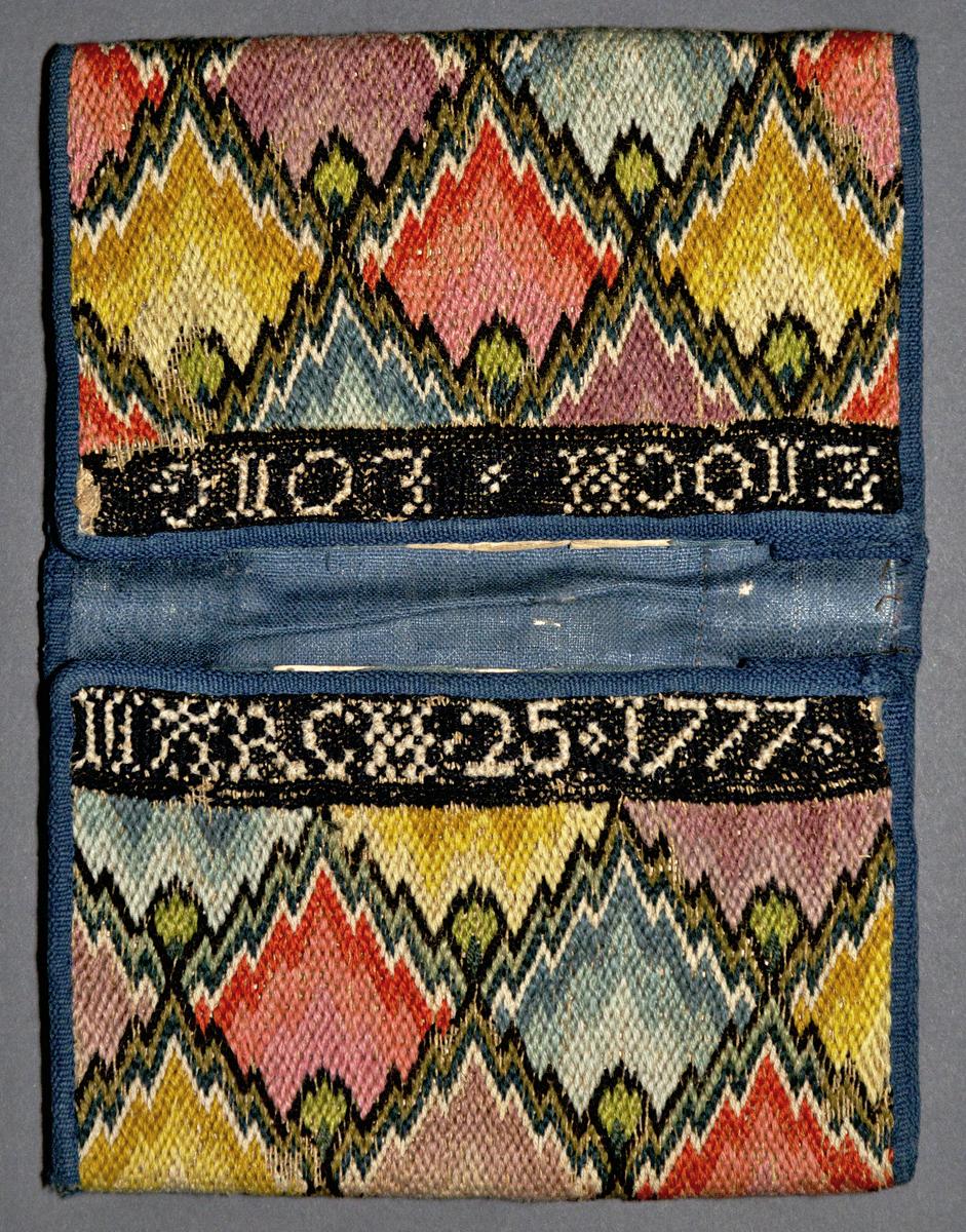 1965.2087 Pocketbook, Inside