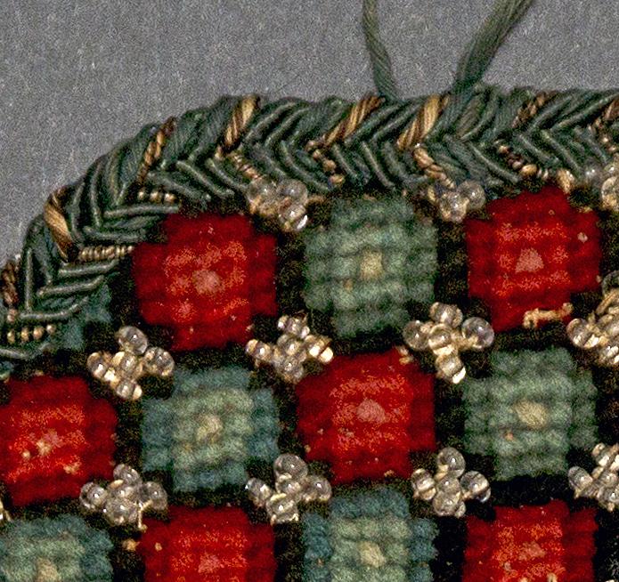 1965.2088 Pocketbook, Pattern Detail
