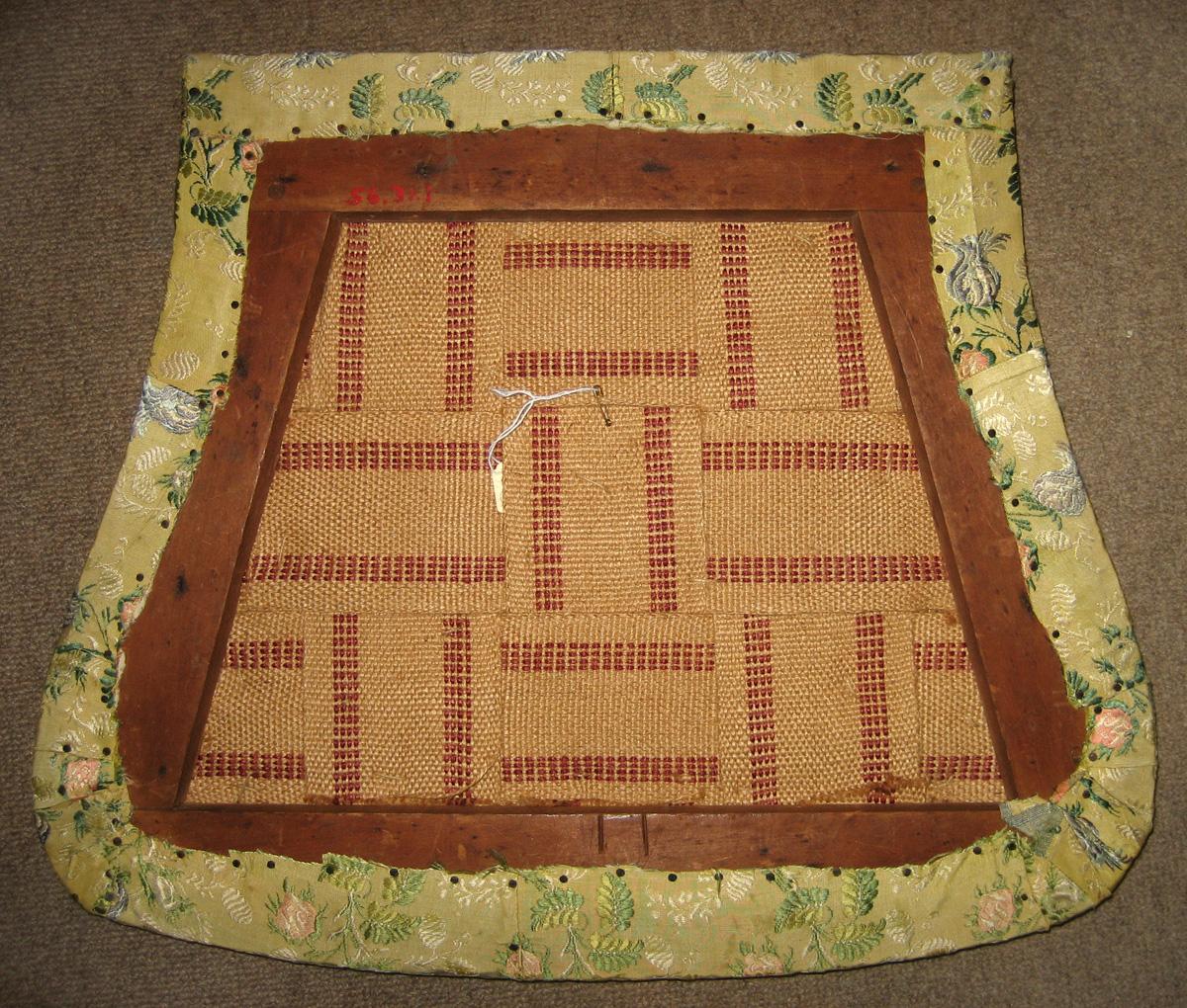 1984.0666.001 Slip seat, view 2, reverse