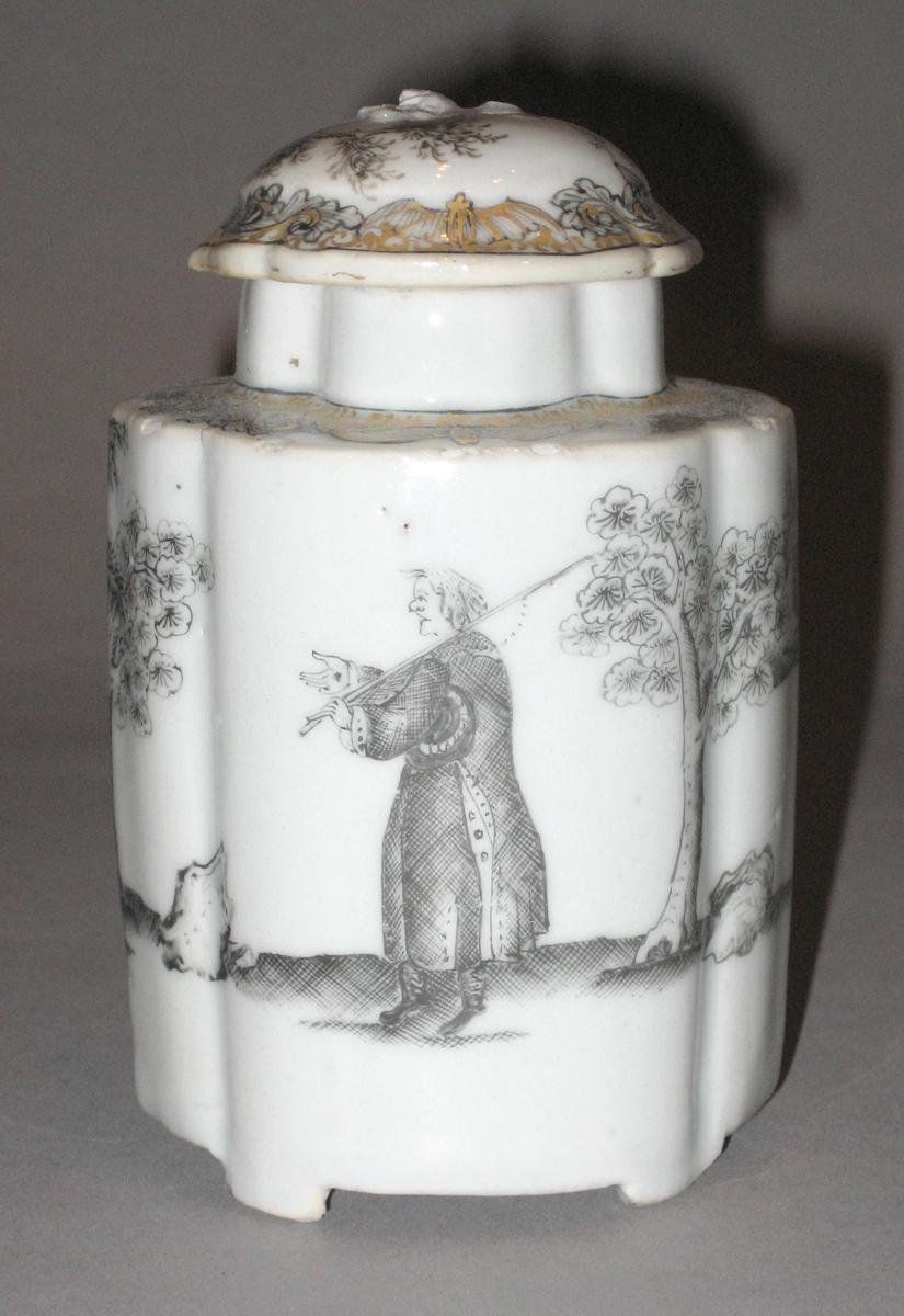 1956.0038.004 A, B Porcelain tea canister side 2