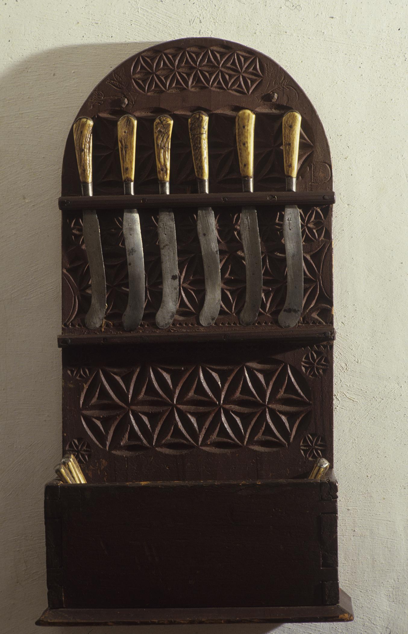 1965.2243 Spoon or knife rack, view 1