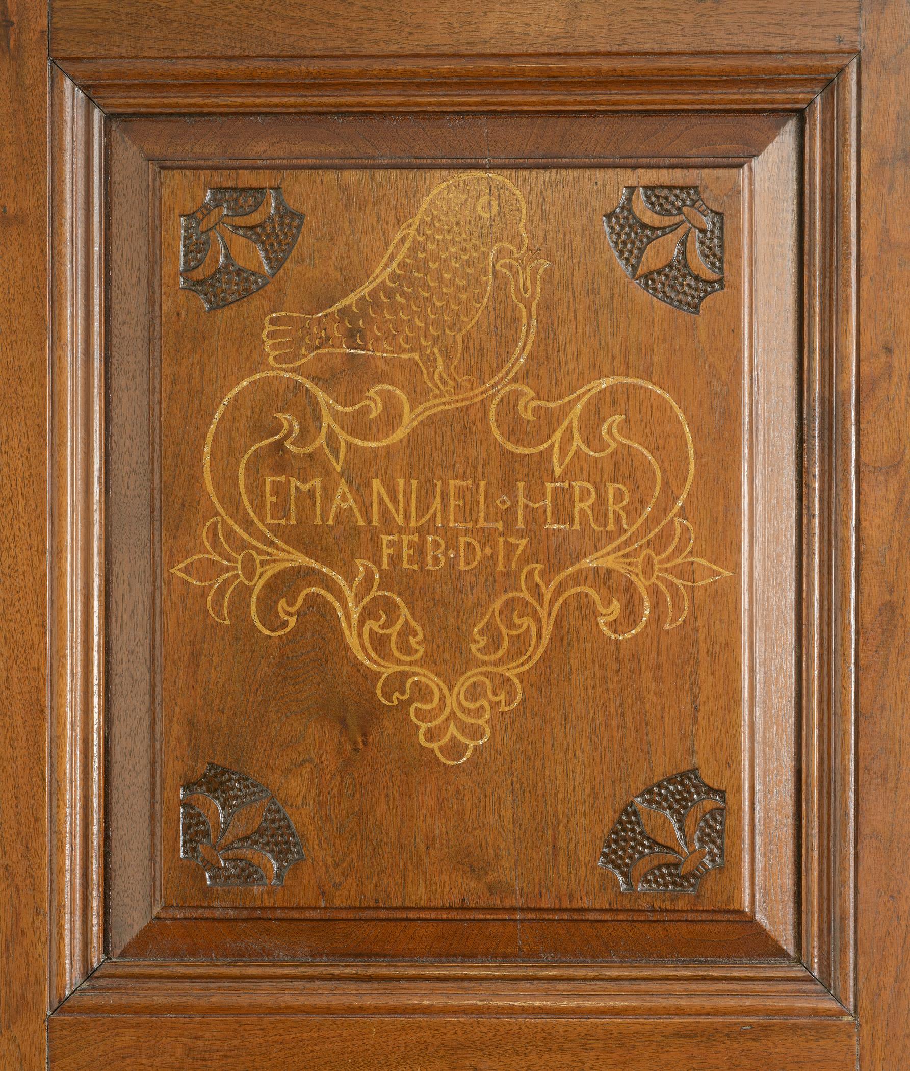 1965.2262 Schrank, detail 1