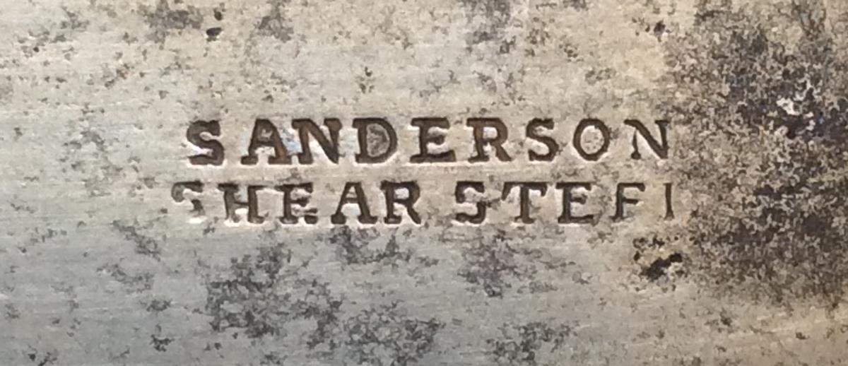 1965.2281 Knife, detail 1