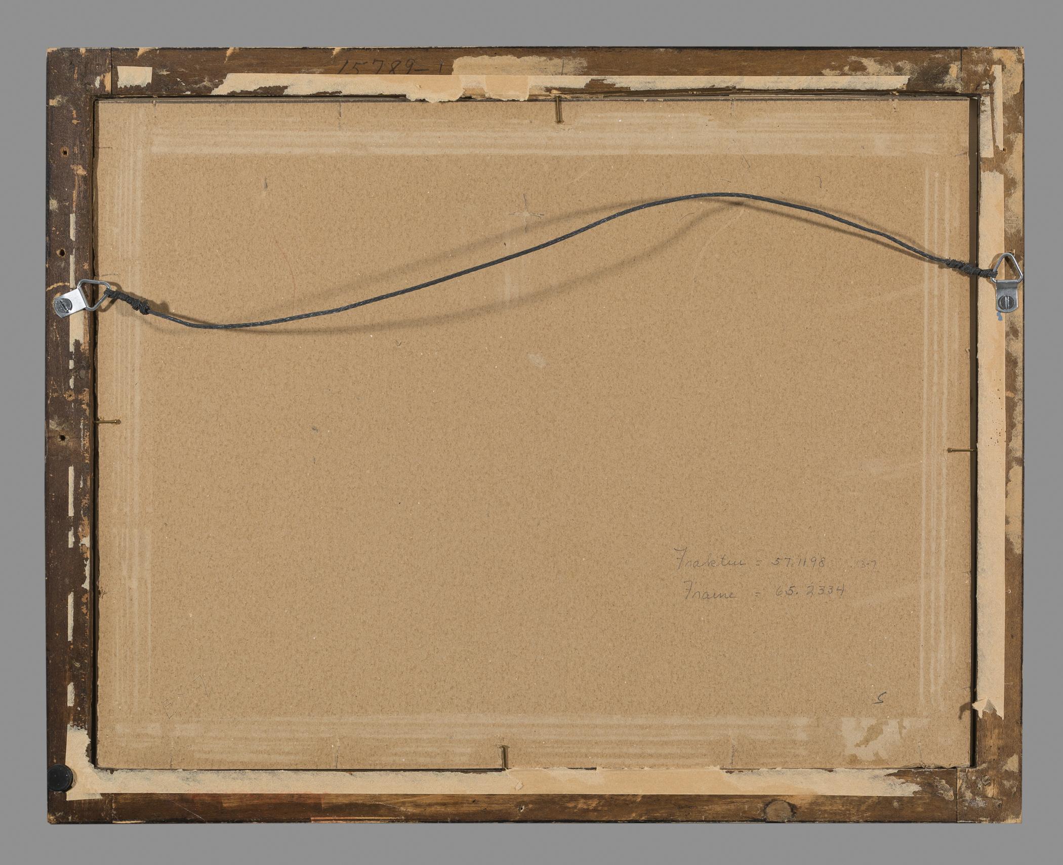 1965.2334 Frame, reverse