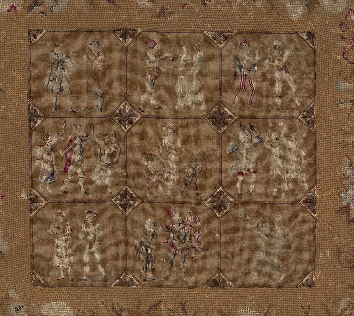 1965.2378 Table cover, Detail