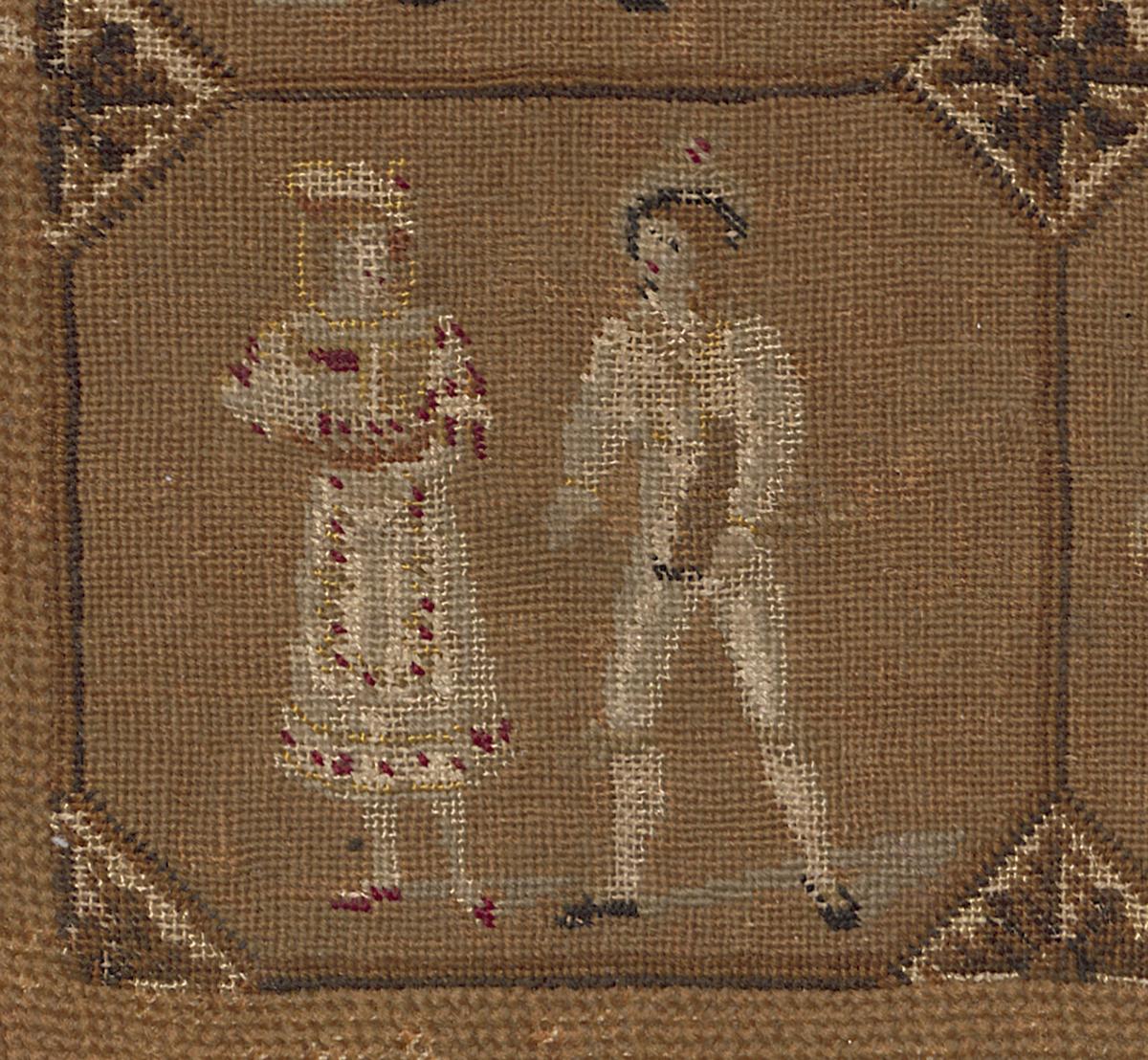 1965.2378 Table cover, Detail 8