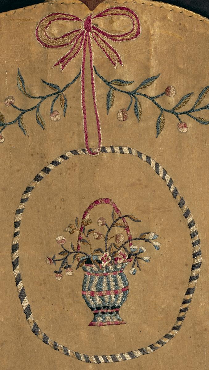 1965.2406 Hand Screen, Detail 5