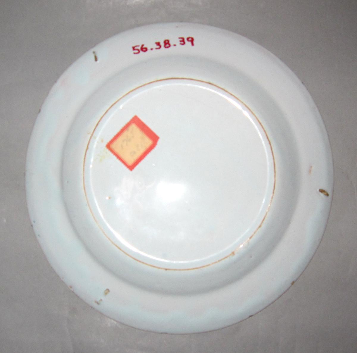 1956.0038.039 Delft plate underside