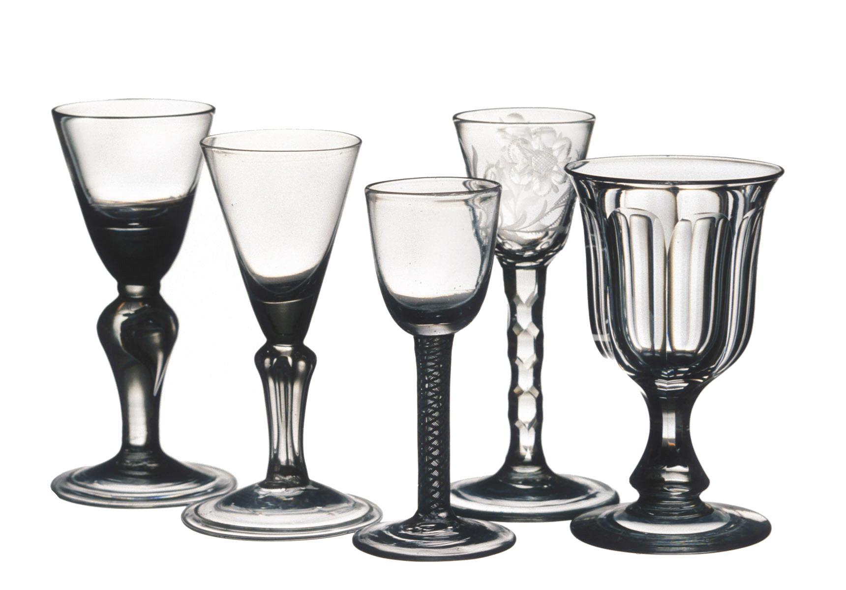 1961.0098, 1961.1334, 1965.2444, 1981.0247.001 Wineglasses