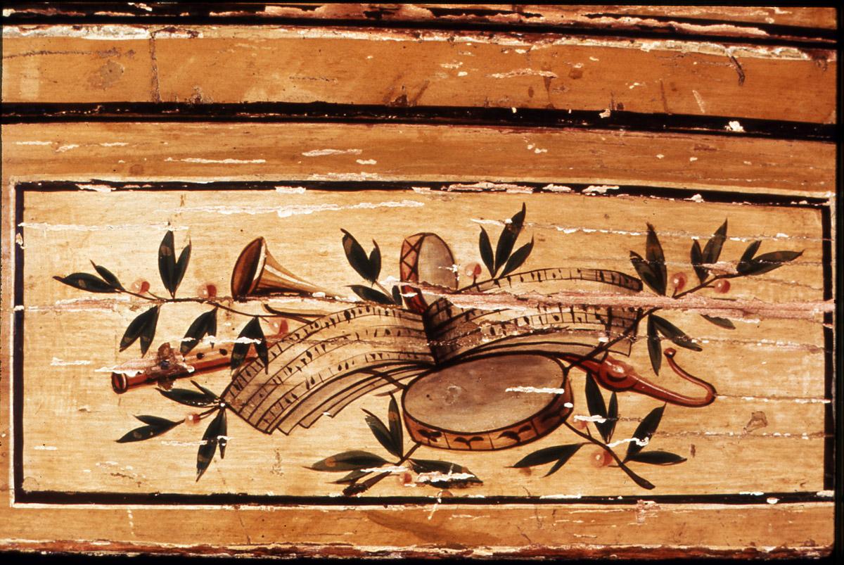 1952.0164 Table, Card table (detail)