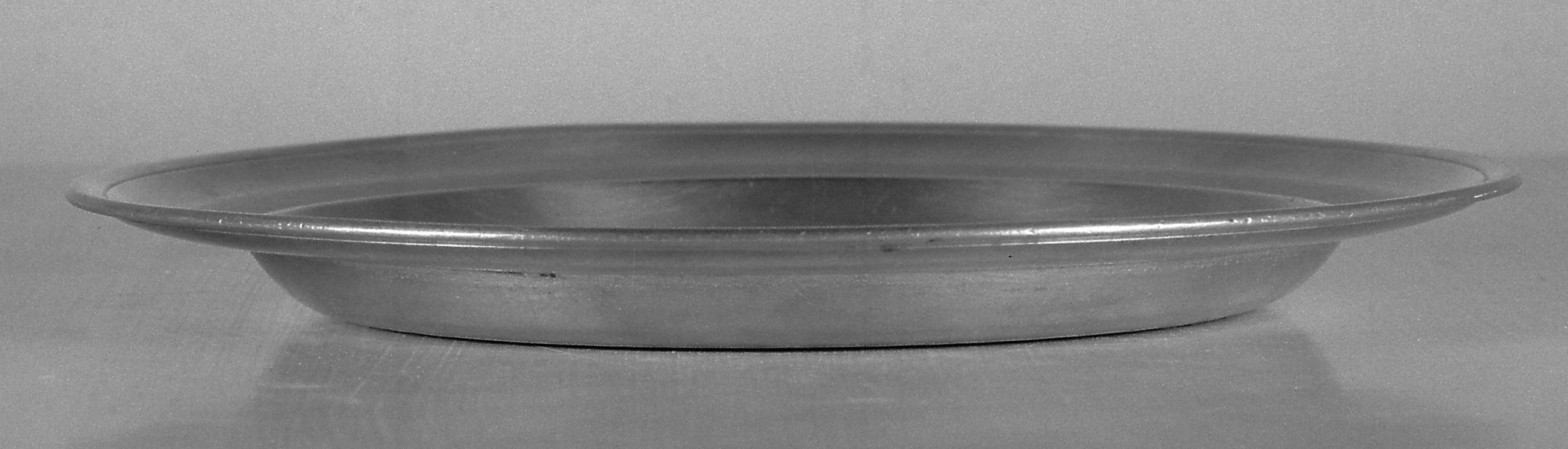 1965.2494 Pewter plate (view 2)