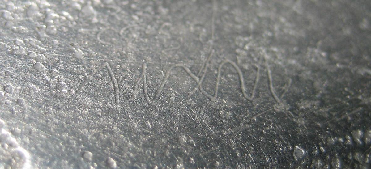 1965.2497 Porringer (inscription 2)