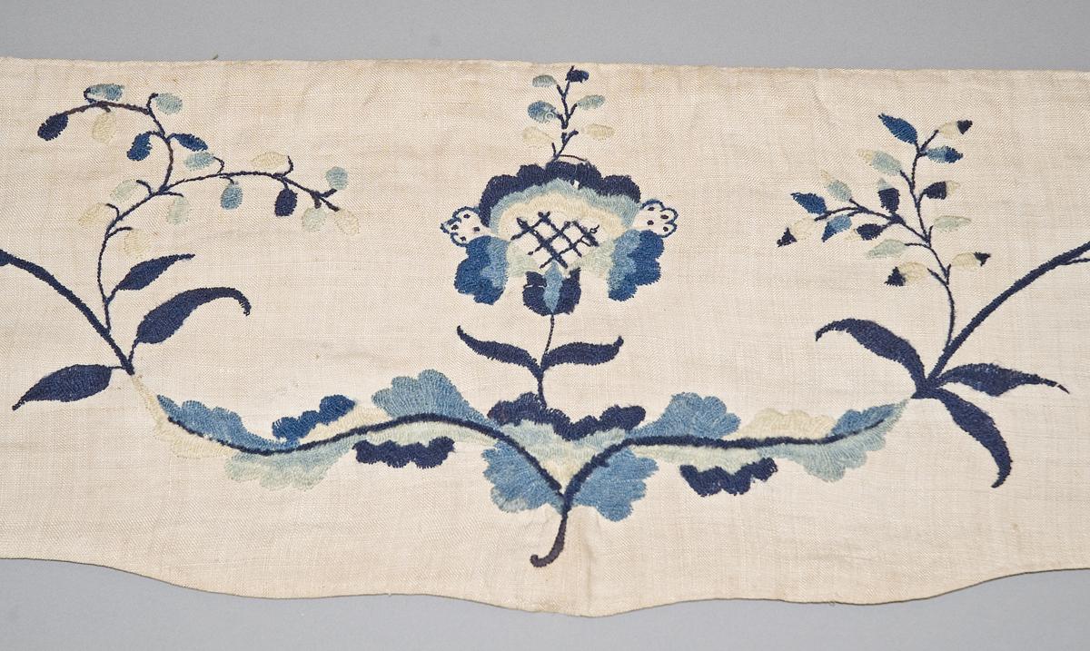1965.2502 Bed hanging, valance detail