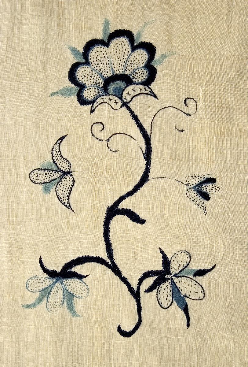 1965.2507 Bed Hanging, Head Cloth, Fabric Detail