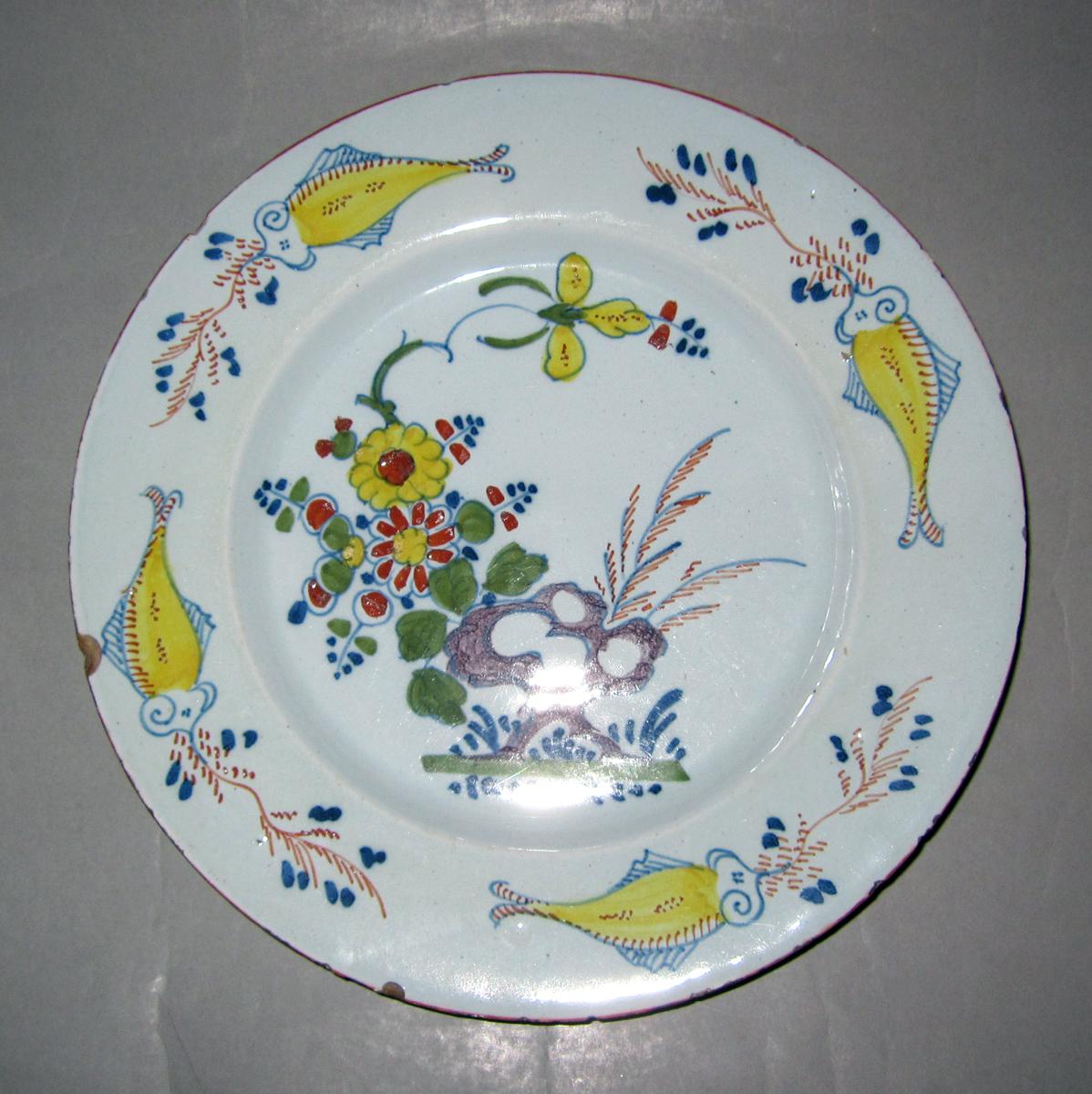 1956.0038.059 Delft plate upper surface