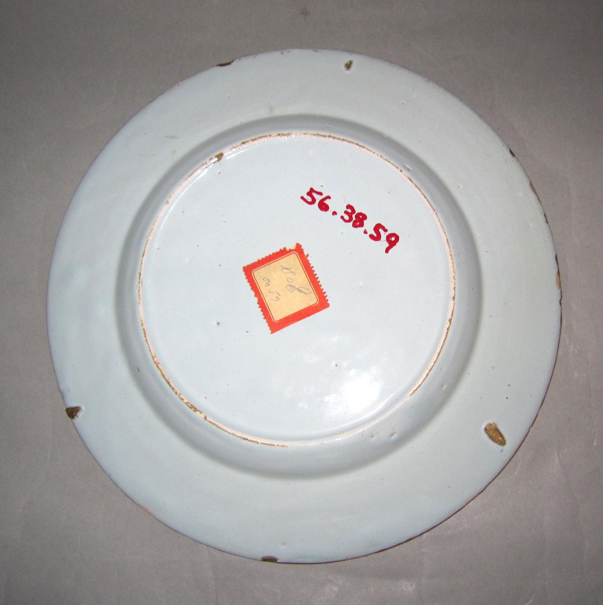 1956.0038.059 Delft plate underside