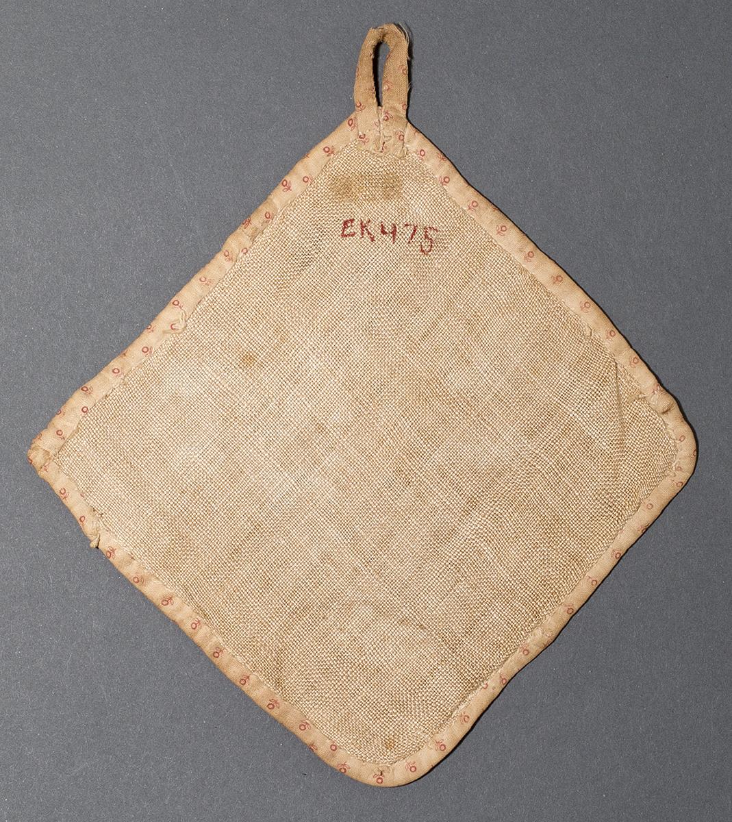 1965.2709 Pot Holder, Verso