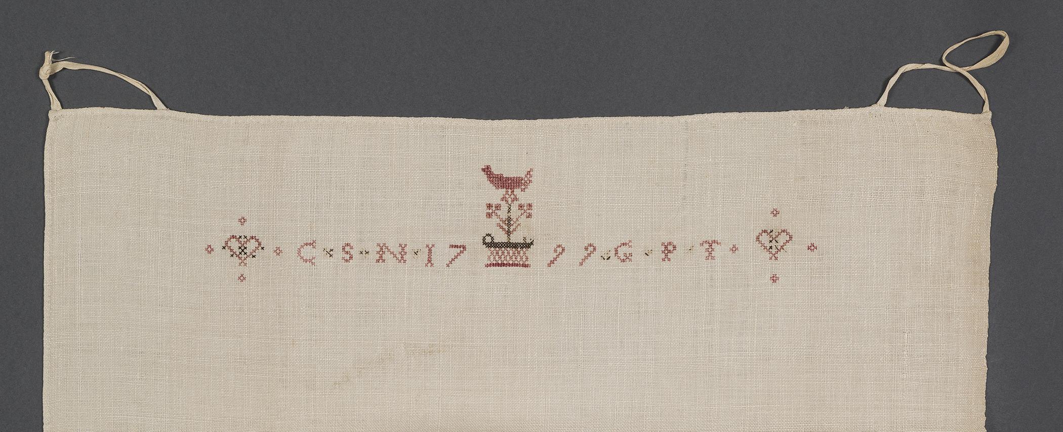 1965.2800 Towel, detail 1