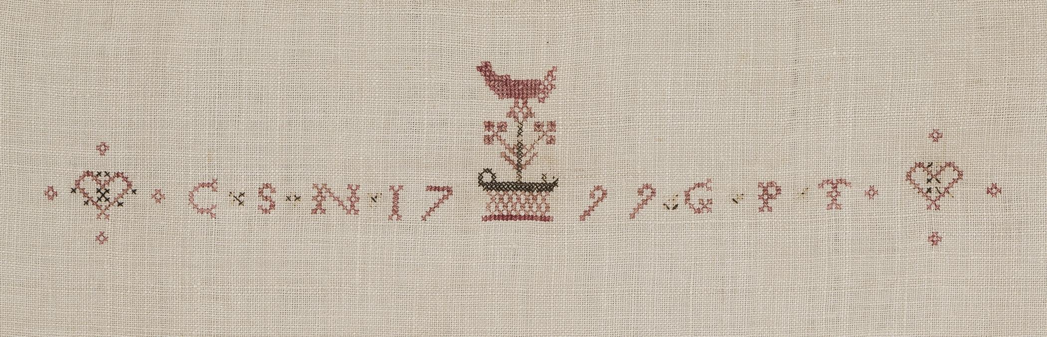 1965.2800 Towel, detail 2