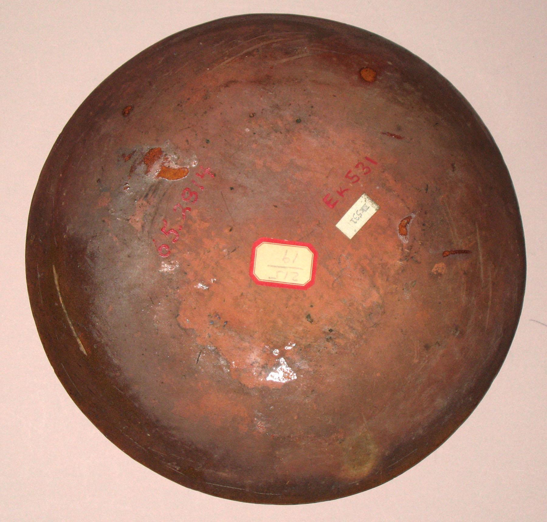 1965.2814 Slipware dish (bottom)
