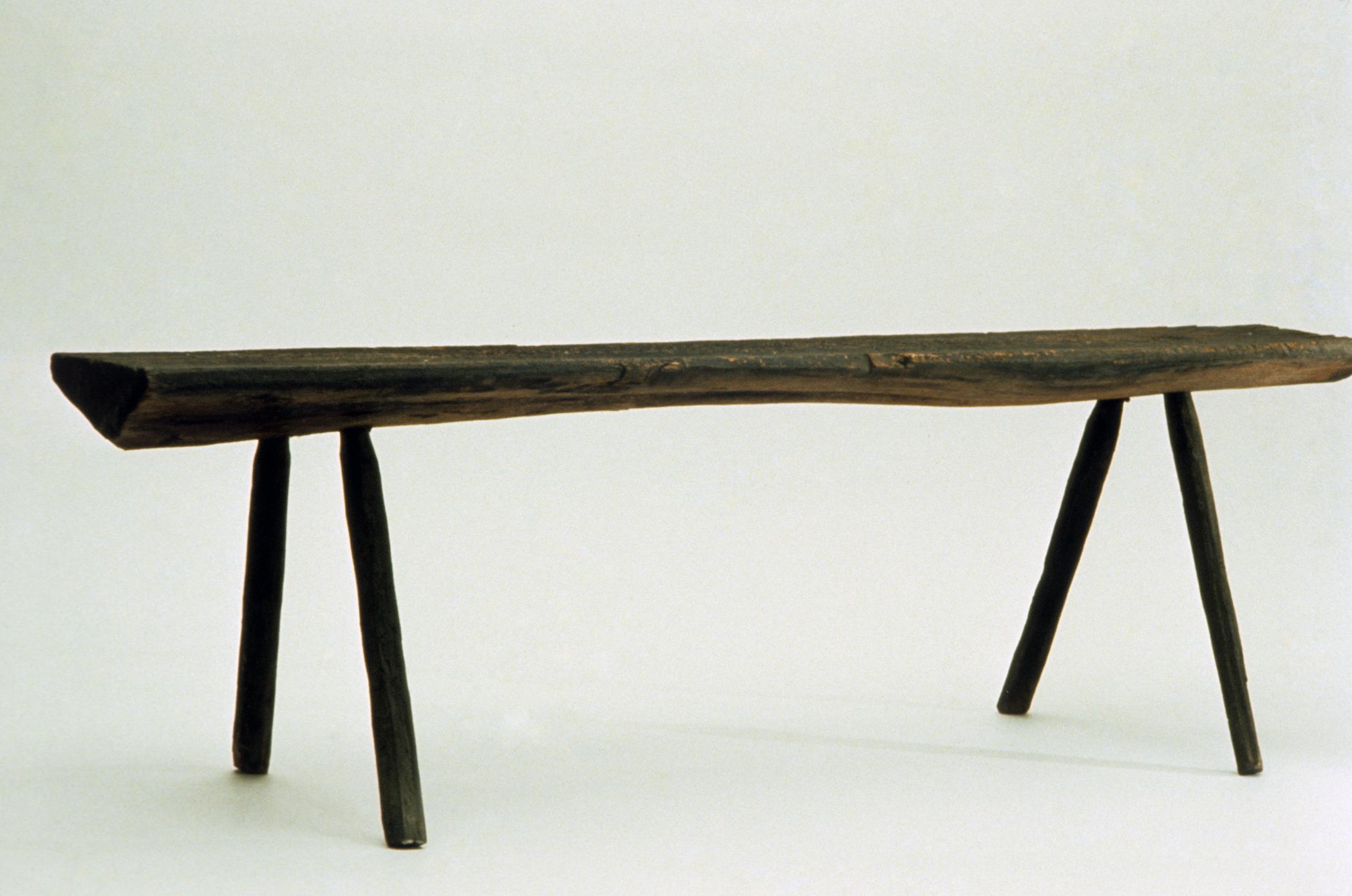 1965.2833 Bench, Slab bench