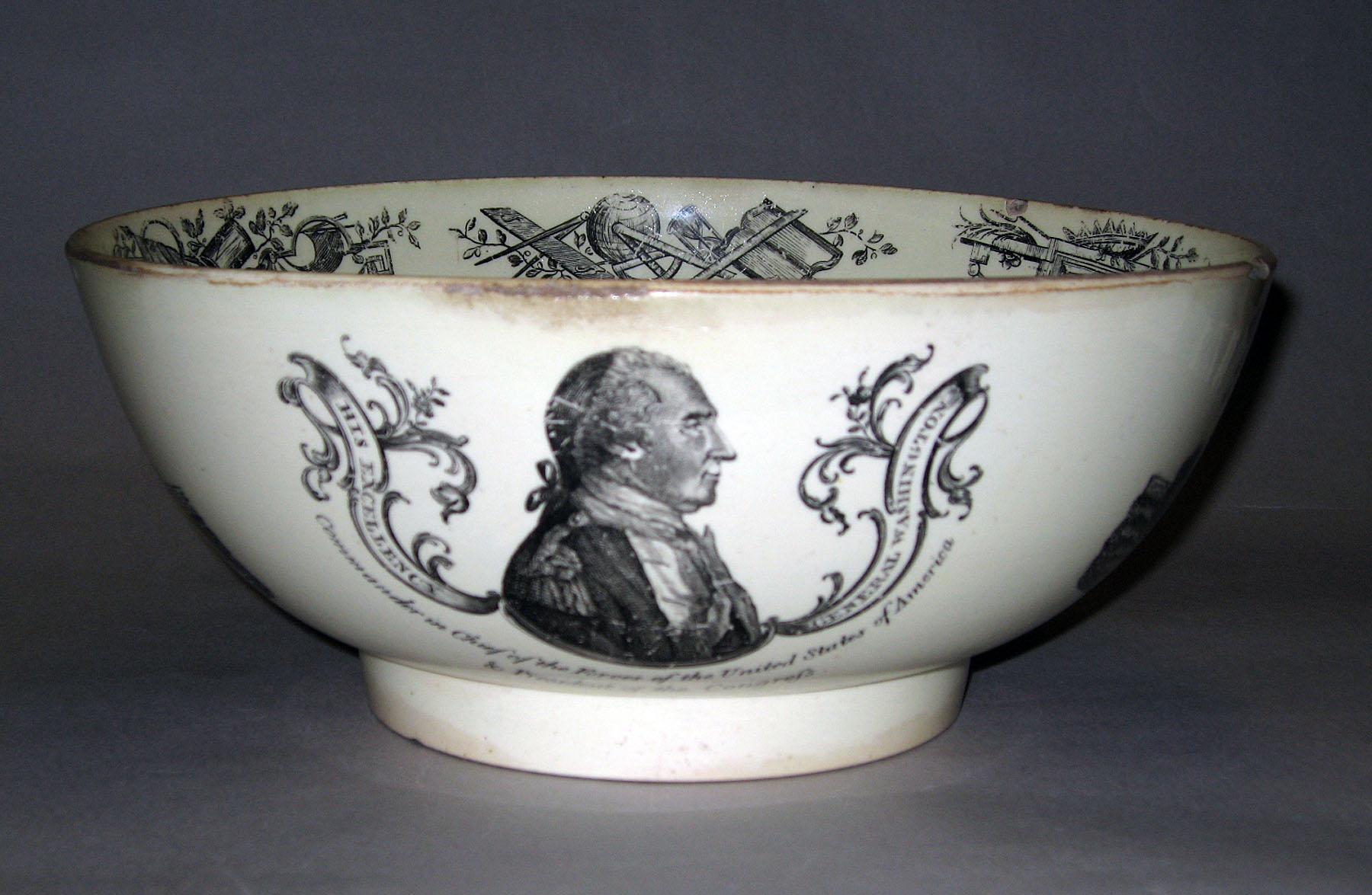 1965.2863 Creamware bowl (profile 1)
