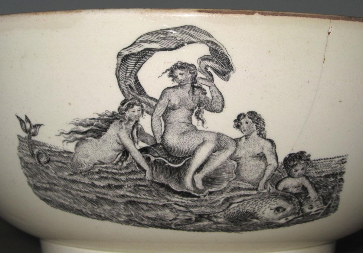 1965.2863 Creamware bowl profile three detail