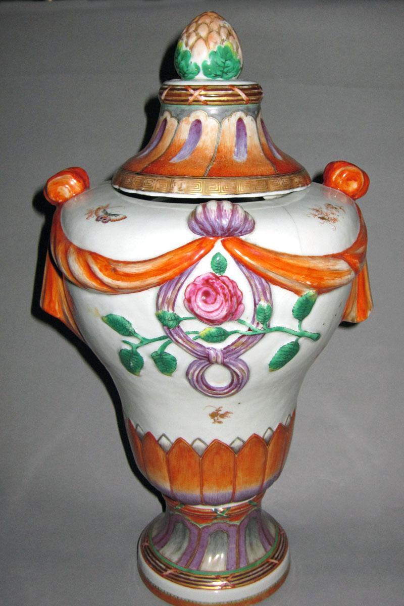 1965.2890 A,B Porcelain urn